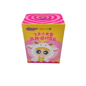 The Powerpuff Girls Labubu Pink and Yellow Stuffed Animal Toy